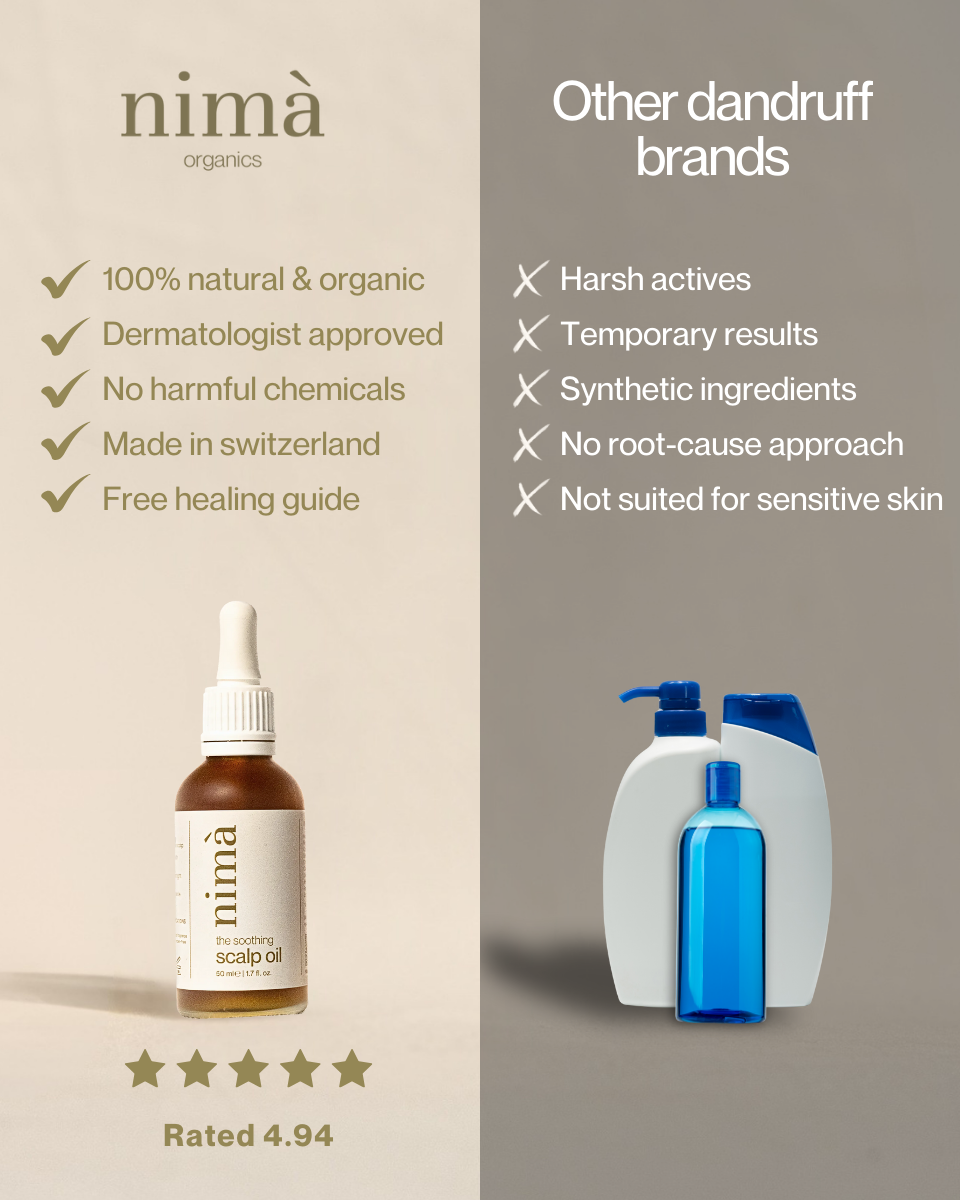 Natural scalp oil for dandruff